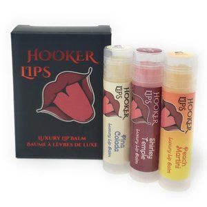 Hooker Lips Luxury Lip Balm Party Drinks III Variety 3 Pack